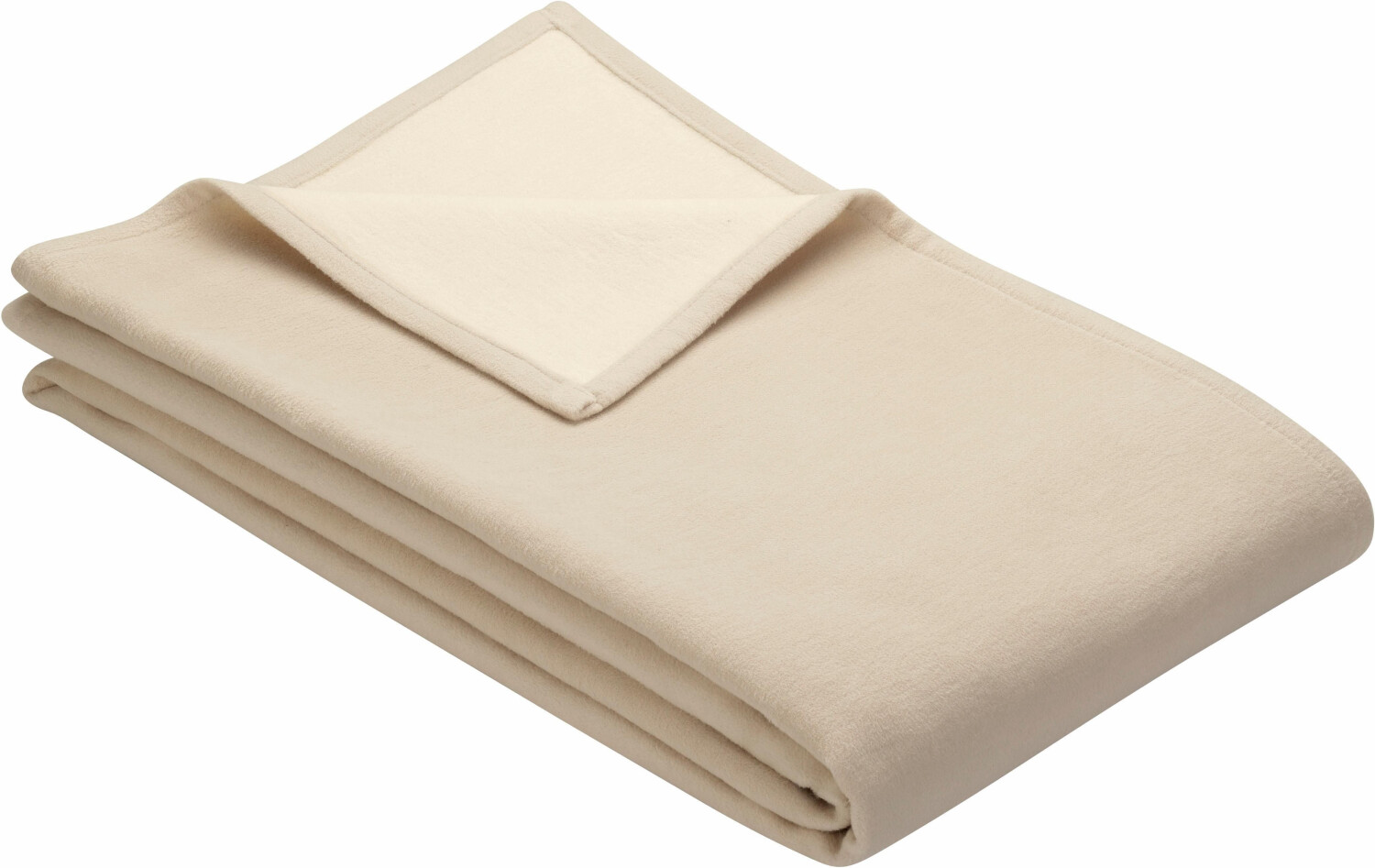 Ibena Couverture unie Cotton Pur (140 x 200 cm)