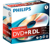 50 DVD vierge 8 x HP + R DL double couche double couche 8,5 Go logo disque  multi