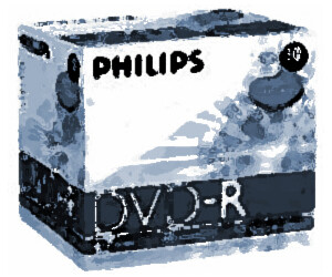 DVD+RW vírgenes Philips DVD-R DM4I6B25F/00 4,7 GB, 120 mm, 120 min, 1,2 mm, DVD-R, 4.7 GB / 120 min Video 