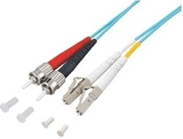 Mcab LWL Duplex Jumper LC/ST 50/125µ OM3 - 1m