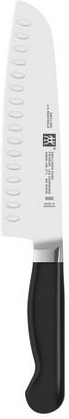 ZWILLING Pure Santoku Knife with Hollow Edge 18 cm