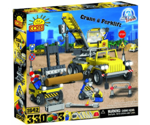 Cobi Action Town Crane and Forklift (330 Piece)