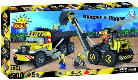 Cobi Action Town - Dumper and Digger
