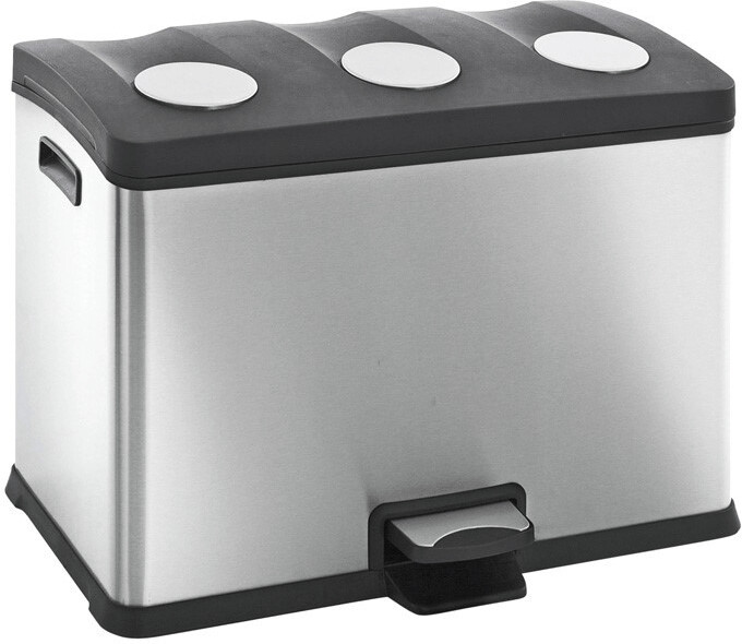 Vepa Bins Acier inoxydable (3 x 12 L)