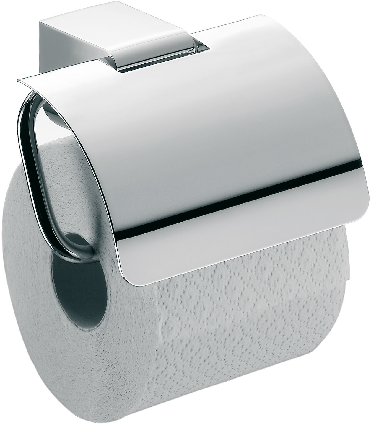 emco Mundo porte-papier avec couvercle (chromé)