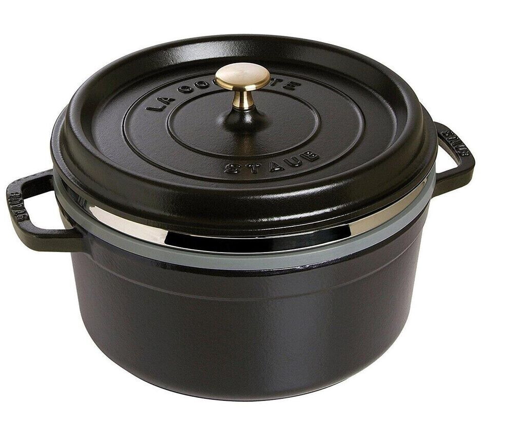 Buy Staub La Cocotte round with steamer insert 26cm from