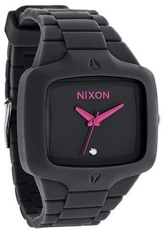 Nixon The Rubber Player All Black/Pink