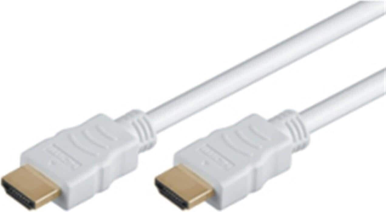 Mcab Câble HDMI Hi-Speed avec Ethernet - blanc