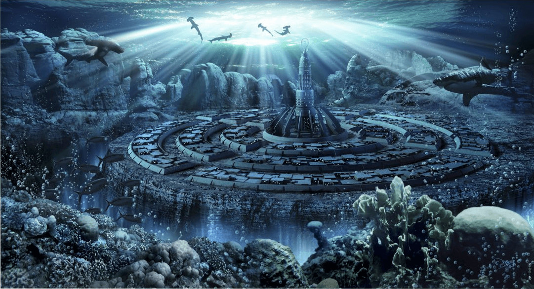 Hydor Atlantis - Fond et gel (B00310)