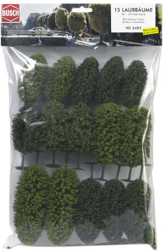 Busch Model 15 arbres à feuilles caduques (6485)