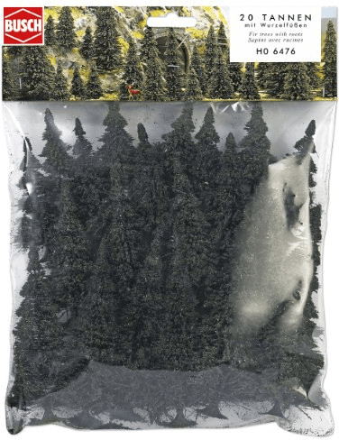 Busch Model 20 Pins avec racines (6476)