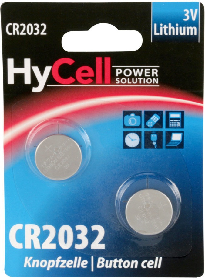 HyCell 2x CR 2032 Lithium 3V