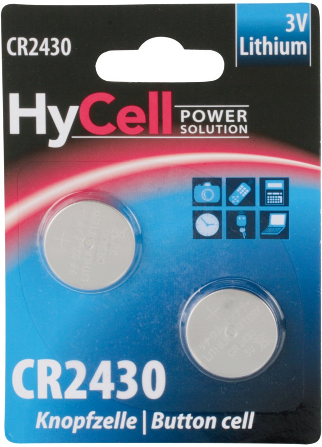 HyCell 2x CR2430 Lithium 3V