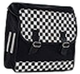 KS Cycling Sacoche porte-bagages motif Checkerboard