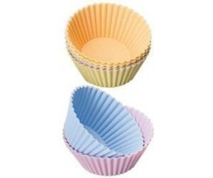 24 Cupcake-Formen Seife Backformen Meiso Silikon-Mini-Muffin- und Cupcake-Backform Rot antihaftbeschichtet Backformen groß 2 Stück