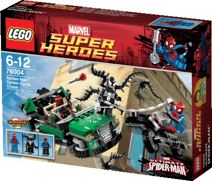 LEGO Marvel Super Heroes - Spiderman - L'inseguimento sulla moto-ragno  (76004) a € 138,69 (oggi)