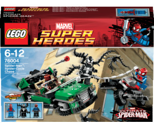 LEGO Marvel Super Heroes - Spider-Man : La poursuite en moto-araignée  (76004) au meilleur prix sur
