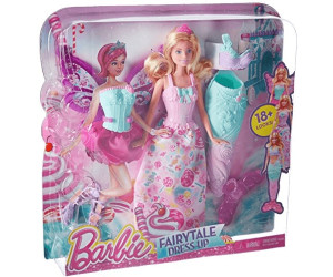 Barbie fairytale dress up doll deals