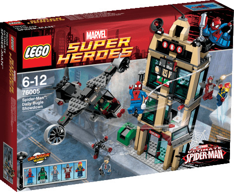 Lego spiderman daily bugle clearance showdown