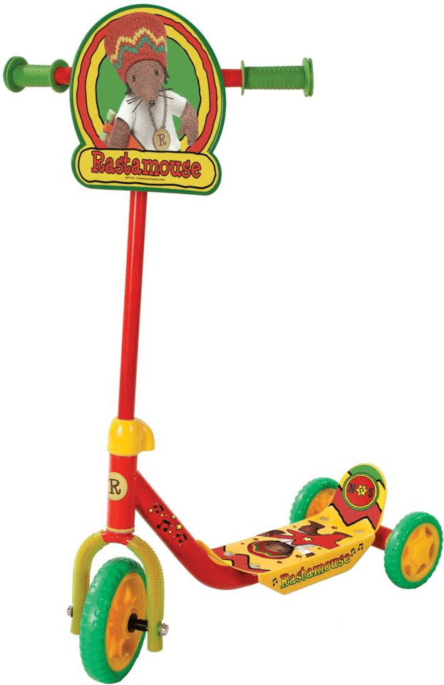 MV Sports Rastamouse My First Tri-Scooter (M04709)