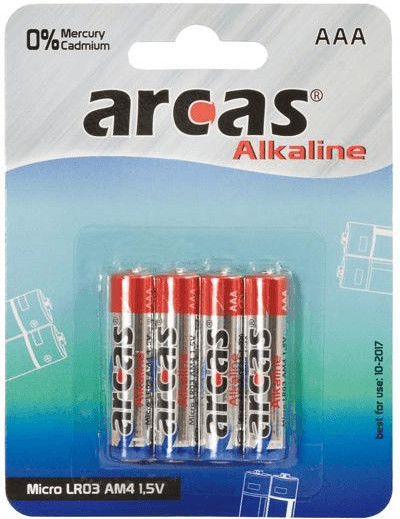 Arcas 4-40x Alkaline LR03 Micro AAA 1,5V