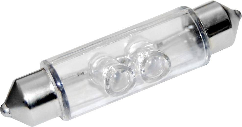 Eufab Navette à Leds 10 x 44 mm rouge