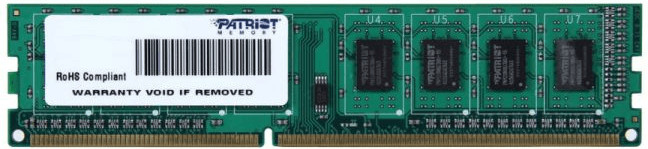 Patriot Signature 4Go DDR3 PC3-12800 CL11 (PSD34G160081)