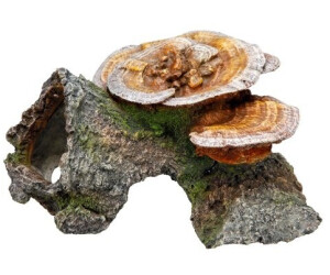 Nobby Aqua Ornaments "Holzhöhle mit Pilze" (18 x 19 x 10 cm)