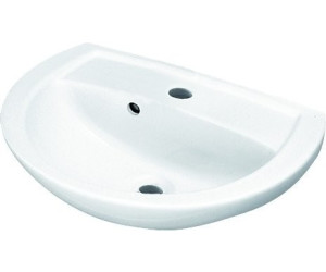 Geberit PARIS Waschtisch mit Hahnloch und Überlauf 60 x 47 cm weiß 004260000
