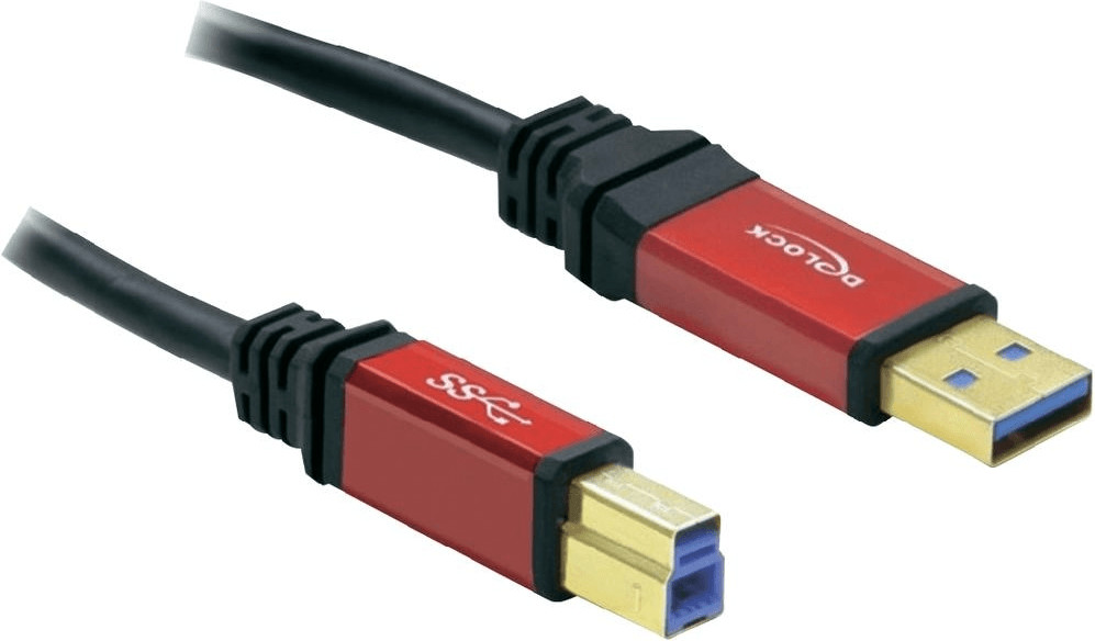 Photos - Cable (video, audio, USB) Delock Cable USB 3.0-A > B male / male 5 m Premium  (82759)