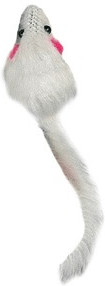 Flamingo Souris à poil court 5 cm gris 12 pièces
