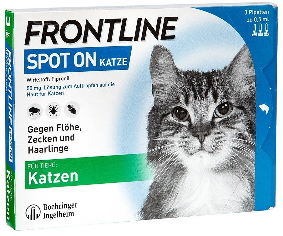 Frontline Spot on chat 3 pipettes