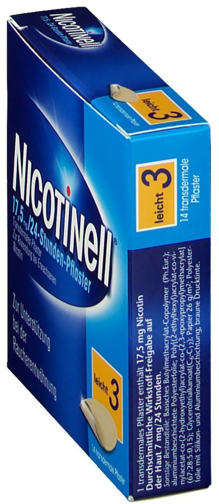 Nicotinell 7 mg / 24-Stunden-Pflaster (14 Stk.) ab 32,55