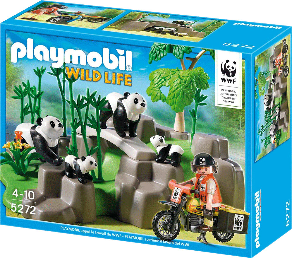Playmobil Wild Life - WWF Pandas in Bamboo Forest