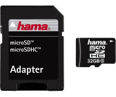 8/ GB, clase 10 Tarjeta de memoria microSDHC Hama