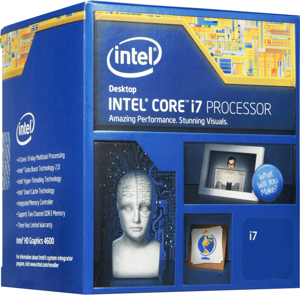 Intel Core i7-4770 Box (Socket 1150, 22nm, BX80646I74770)
