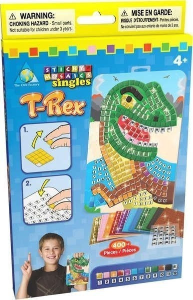 The Orb Factory Sticky Mosaics Singles - T-Rex