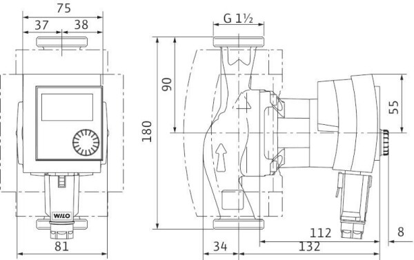 Wilo Stratos Pico 25/1-4 (180 mm), Bild 5