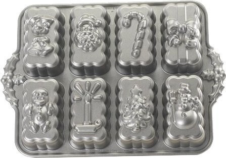 Nordic Ware Holiday Mini Loaves Pan 8 Cup