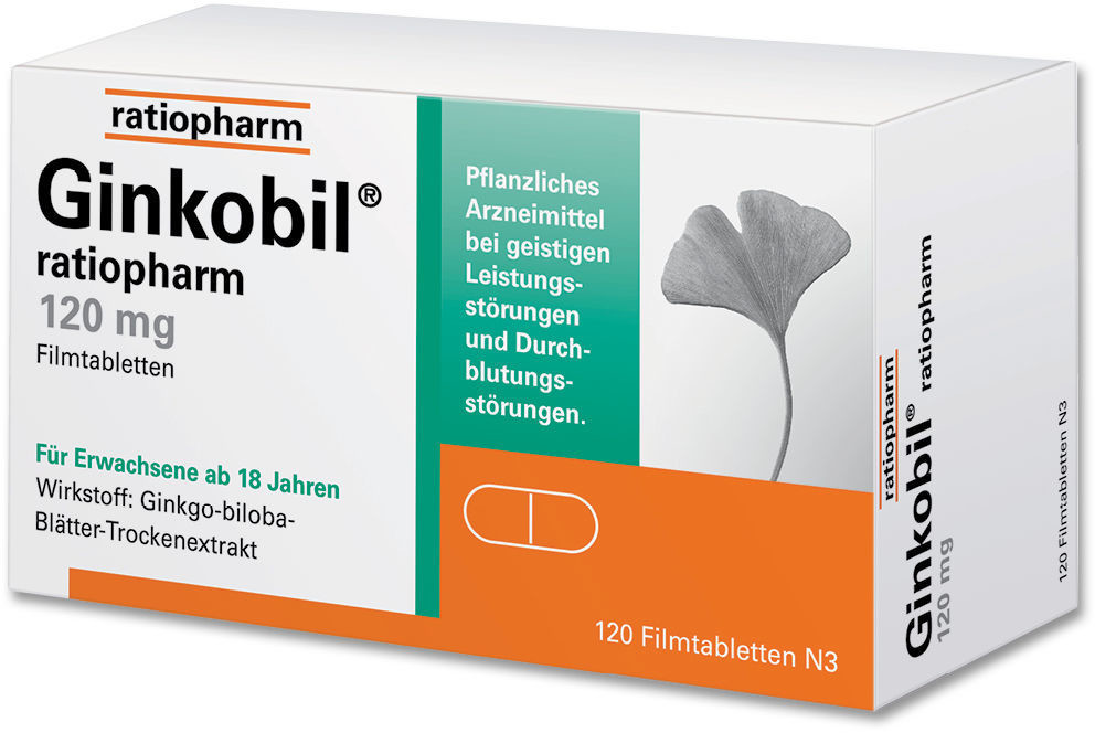 Ginkobil 120 mg Filmtabletten (120 Stk.) ab 33,99 € (Januar 2023 Preise