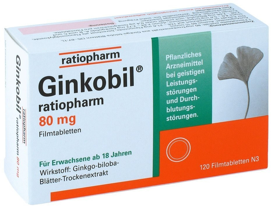 Ginkobil 80 mg Filmtabletten (120 Stk.)