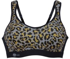 Anita Women's Wire-Free Sports Bra 2-Pack - Maximum Support For High Impact, Full Figure, Size 44C, Desert Black