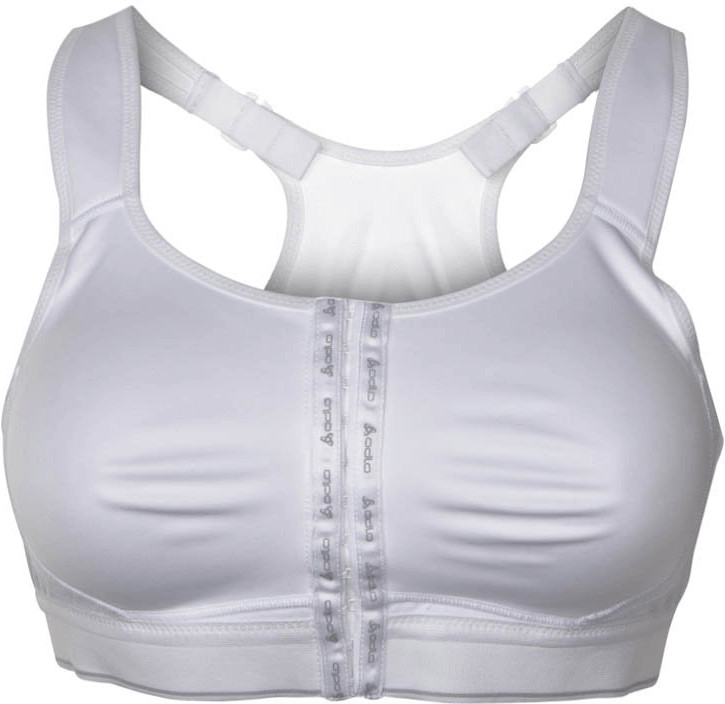 Odlo Brassière de sport High Power Front Fit blanc