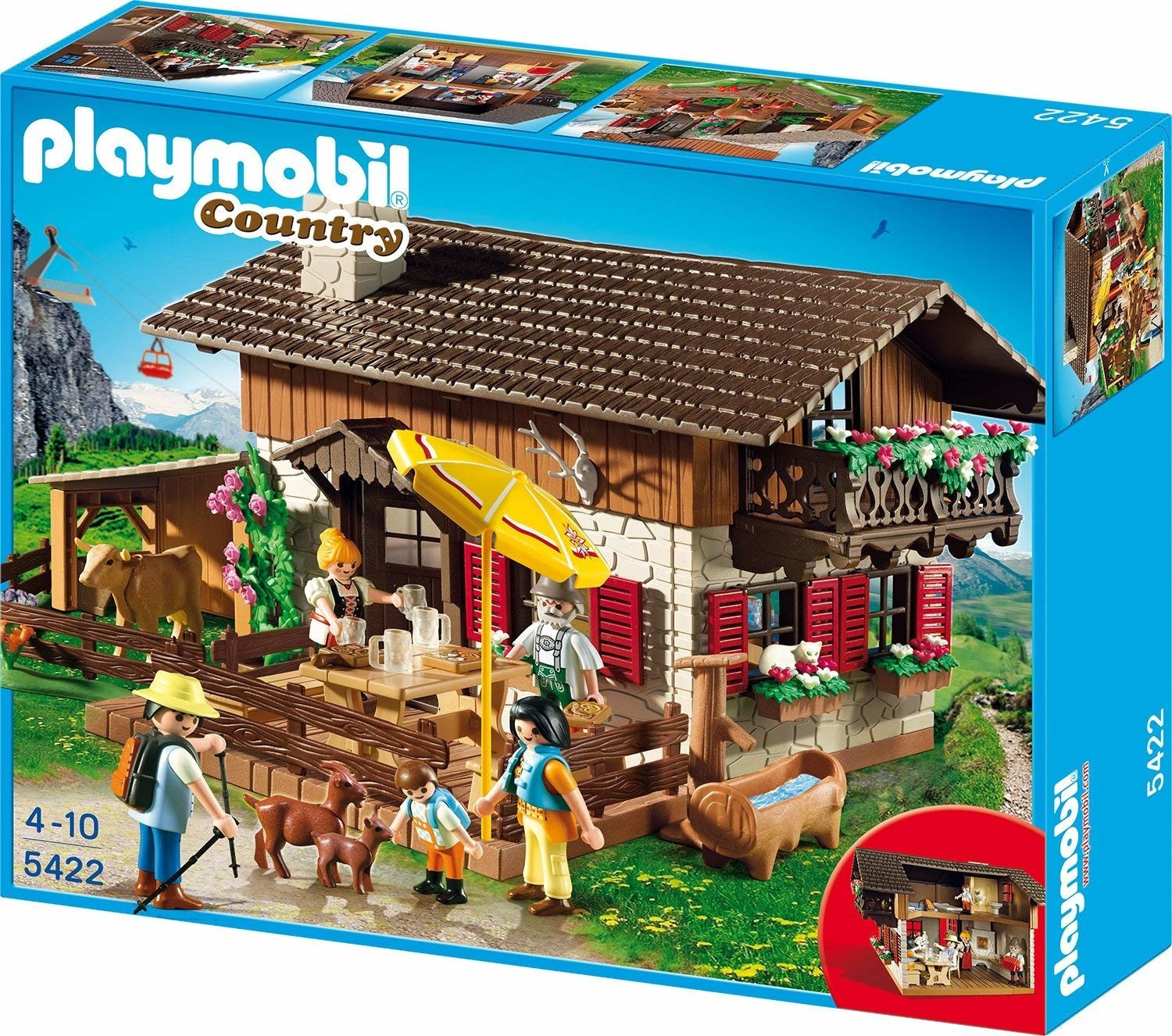 Playmobil 5422 Chalet- Family Fun- Montagne Vacances : : Jeux et  Jouets