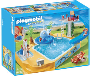 Playmobil Pool with Whale Fountain - (5433)