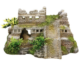 Nobby Aqua Ornaments "MAYA RUINE" mit Pflanzen (21,5 x 14,5 x 11,5 cm)