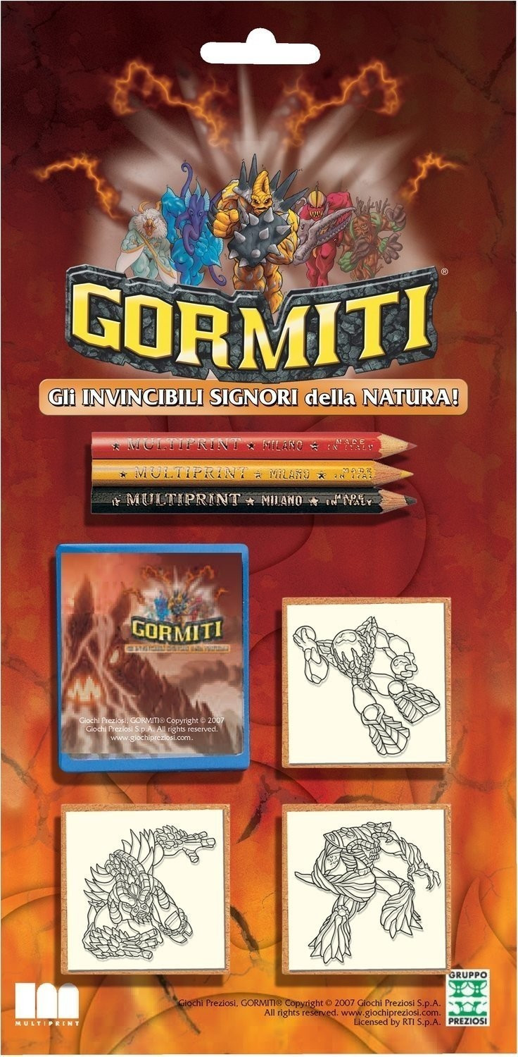 Multiprint 3 Tampons - Gormiti