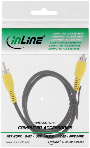InLine Cinch Kabel, Video, Cinch St/St, Bild 3