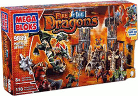 MEGA BLOKS Fire & Ice Dragons - (9889)