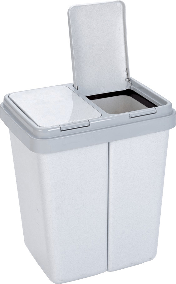 Axentia Dual Compartment Bin (2 x 30 L)